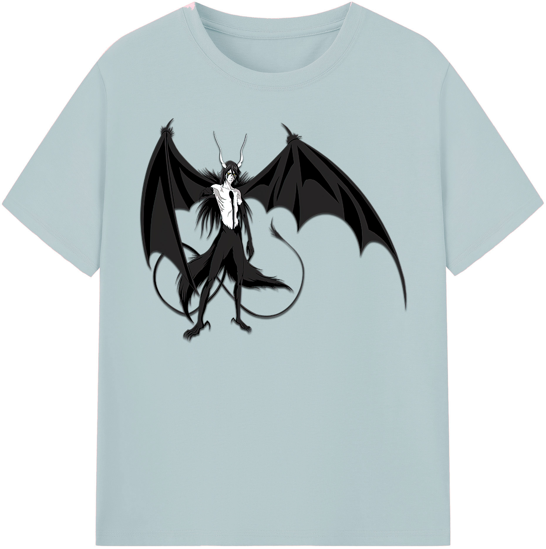 （画像用） ブリーチ ウルキオラ·シファー BLEACH Ulquiorra cifer 綿100％半袖Tシャツ（フロントプリント）